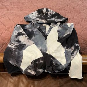 Tie Dye Cropped Sweatshirt